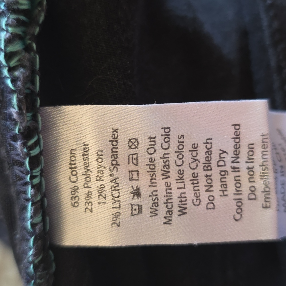 Upcycled Molly Made It  Black Jeans Skirt For Any Age - Picture 11 of 16